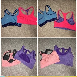 Lot of sports bras in medium and large sizes